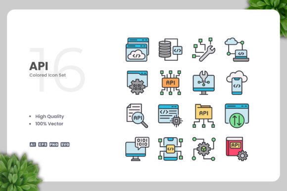 API Color Icons: Simple, Clean, and Versatile