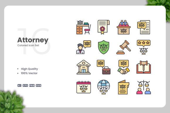 Attorney Color Icons: Enhancing Visual Communication in Professional Workflows