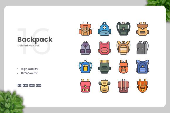 Backpack Color Icons