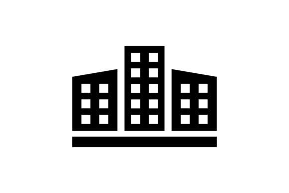 Building, Business, Office Icon: A Versatile Design Element for Modern Projects