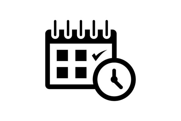 Calendar, Clock, Schedule Icon