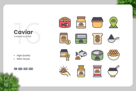 Caviar Color Icons: Bold, Beautiful, and Versatile