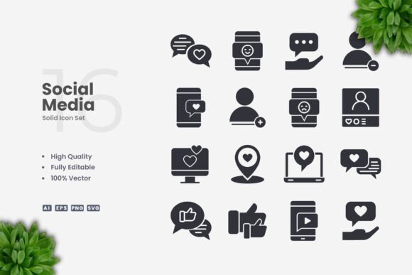 Social Media Solid Icons: A Strategic Tool for Modern Design